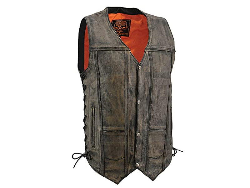 Leather MLM3540 Men's Roulette Distressed Brown