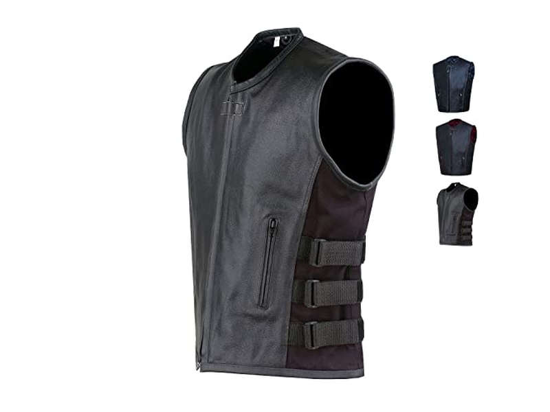 Men's Armor Biker Motorcycle Vest 