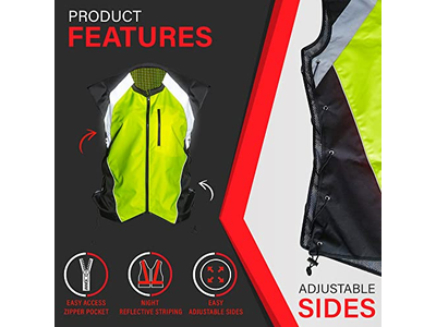 Badass Moto Safety Vest With Pockets