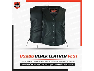 Daniel Smart Womens Leather Vest