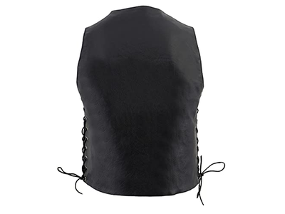 Leather LKM3701 Men's Black Leather Classic