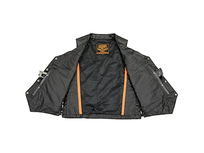 Leather LKM3701 Men's Black Leather Classic