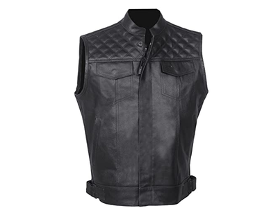 Leather Motorcycle Concealed Gun Pockets