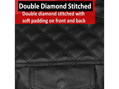 Leather Motorcycle Concealed Gun Pockets