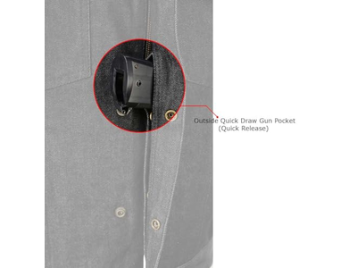 Men's 'Brute' Black Perforated Leather and Denim Club Style Vest