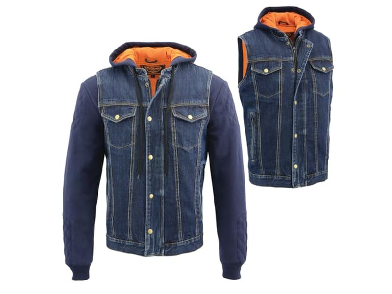 Men's Blue Denim '5-in-1' Club Style Vest