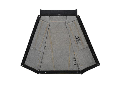 Men's Fit Retro Ripped Denim Vest Sleeveless Jean Vest