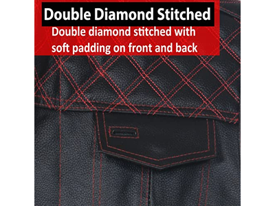 Men's Leather Motorcycle Concealed Gun