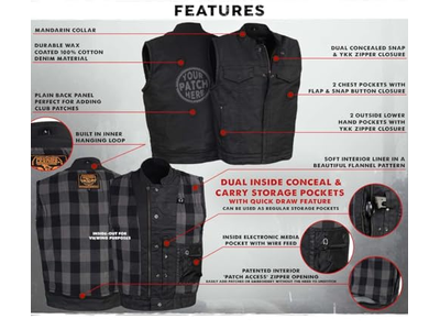 MenDenim Club Style Vest