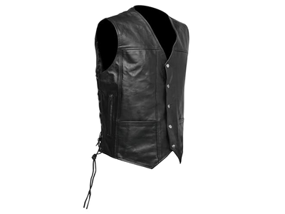 Mens Retro Biker Motorcycle Vest Vintage Club