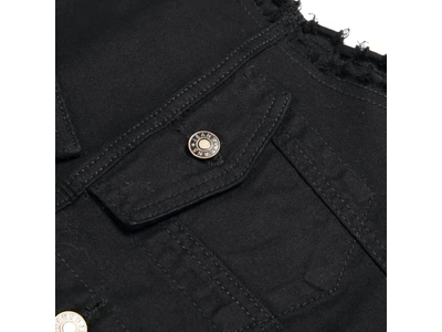 Sleeveless Jacket Slim Fit Vintage Casual Ripped Summer Jean Vest