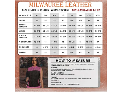 Women's 'Skelly' Black Motorcycle Denim Vest