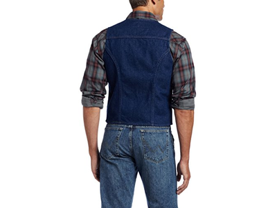 Wrangler Men's Unlined Denim Vest