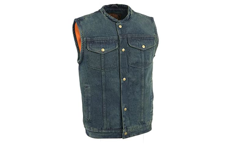 Custom Motorcycle Denim Vests